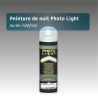 Bombe de marquage photoluminescente auto-éclairante pour signalétique de nuit